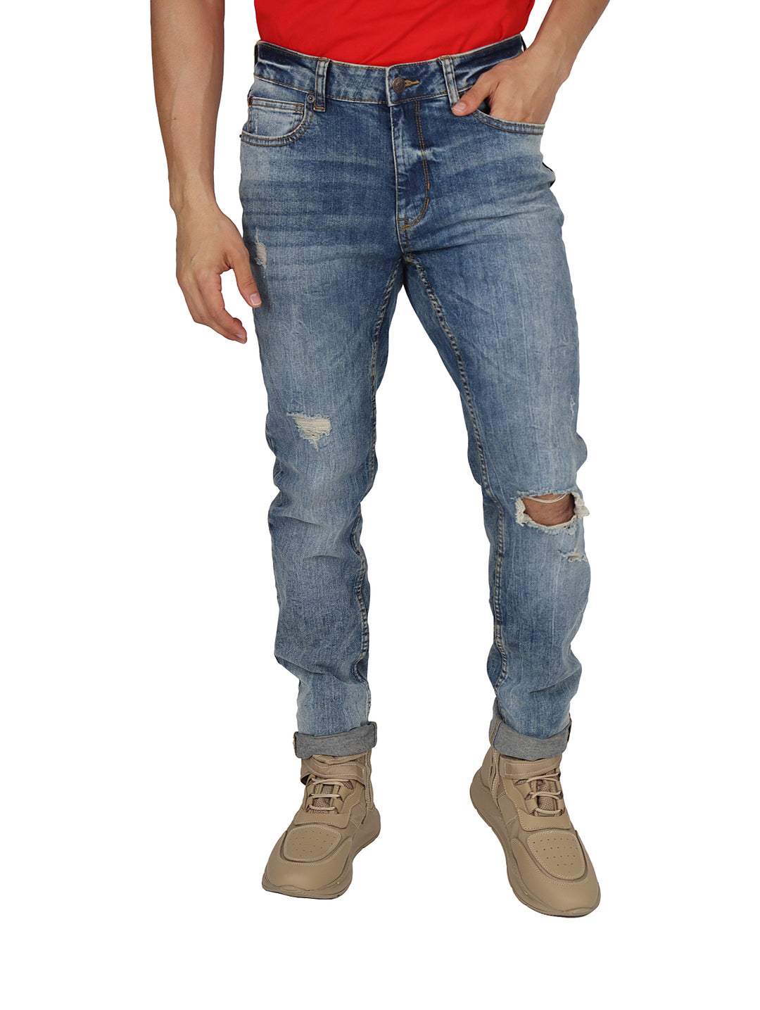 Pantalones DKNY Granite Wash Skinny Fit para Hombre