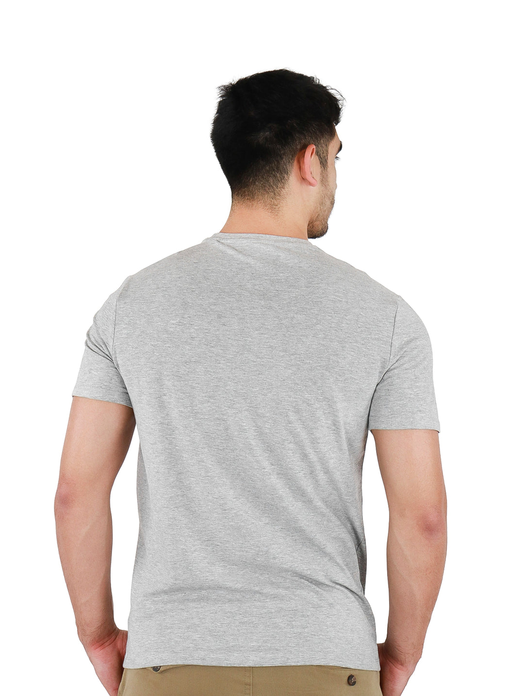 Playera DKNY Gris Heather Grey para Hombre