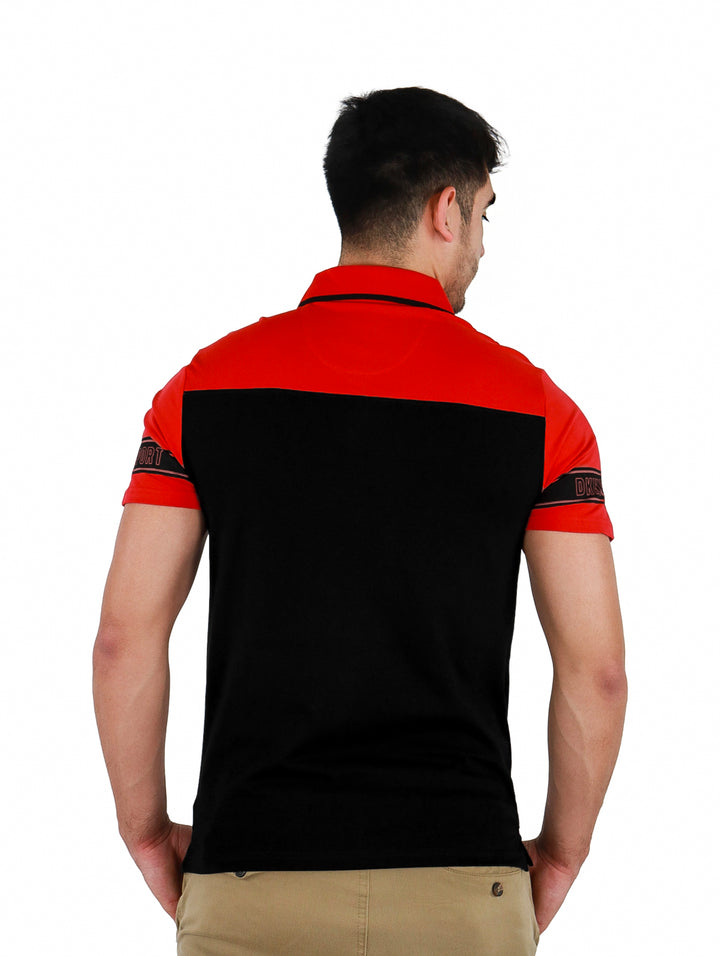 Playera Polo DKNY Red Russell Rojo para Hombre