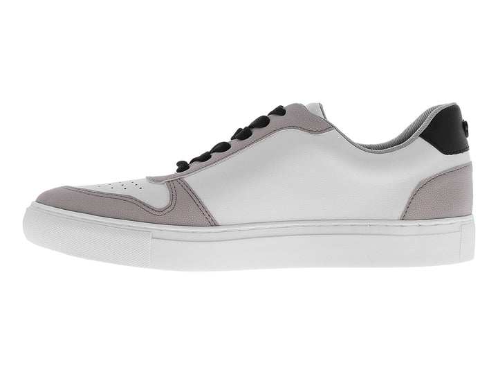 Tenis blancos y grises para Niño con estampado de Mickey Mouse y suela blanca.