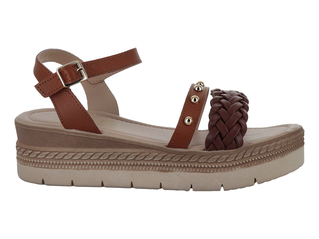 Sandalias Luna Rosa Color Tan para Mujer