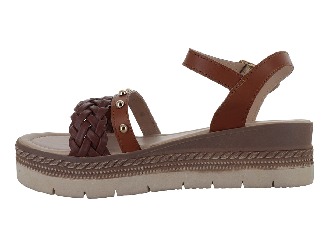 Sandalias Luna Rosa Color Tan para Mujer