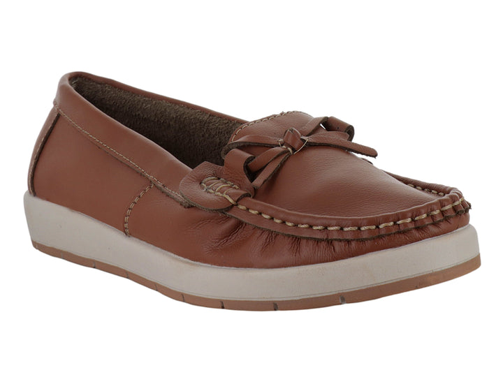 Mocasines Casuales Meli&amp;Ana Color Miel para Mujer