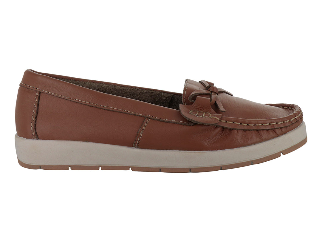 Mocasines Casuales Meli&amp;Ana Color Miel para Mujer
