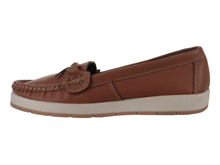 Mocasines Casuales Meli&amp;Ana Color Miel para Mujer