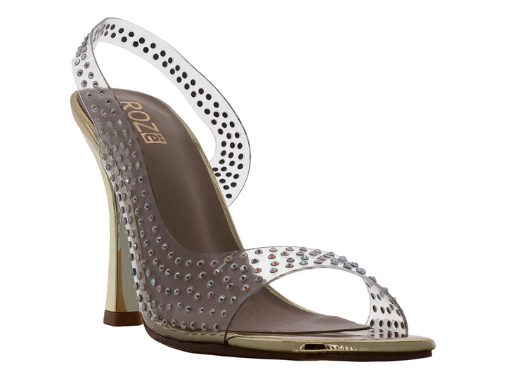 Sandalias Roze Dorado para Mujer