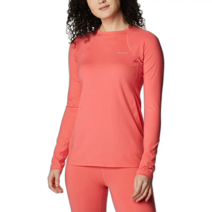 Playera Columbia Manga Larga Rosa para Mujer