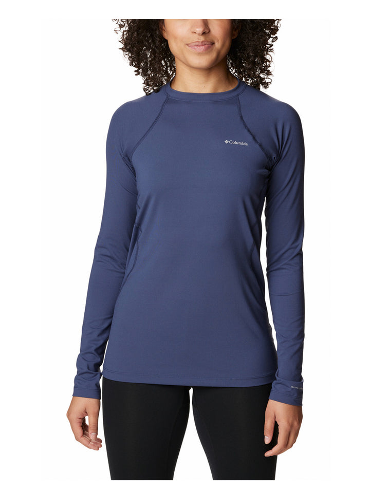 Playera Manga Larga Columbia Azul Nocturnal para Mujer