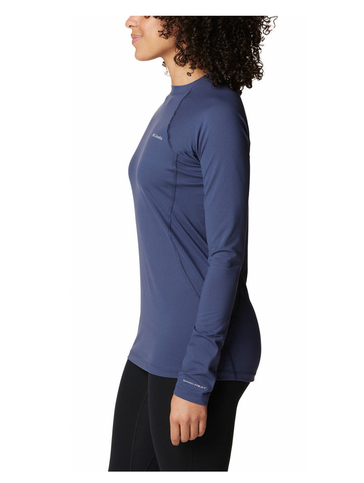 Playera Manga Larga Columbia Azul Nocturnal para Mujer