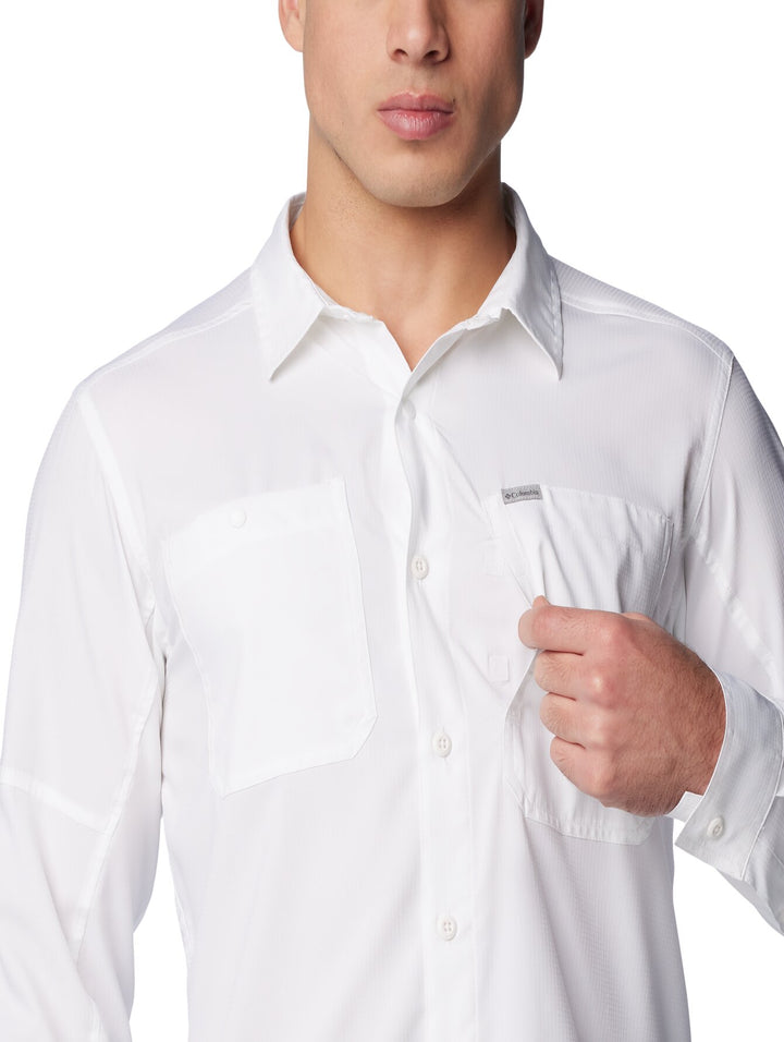 Camisa Columbia Silver Ridge Utility Lite Blanca para Hombre