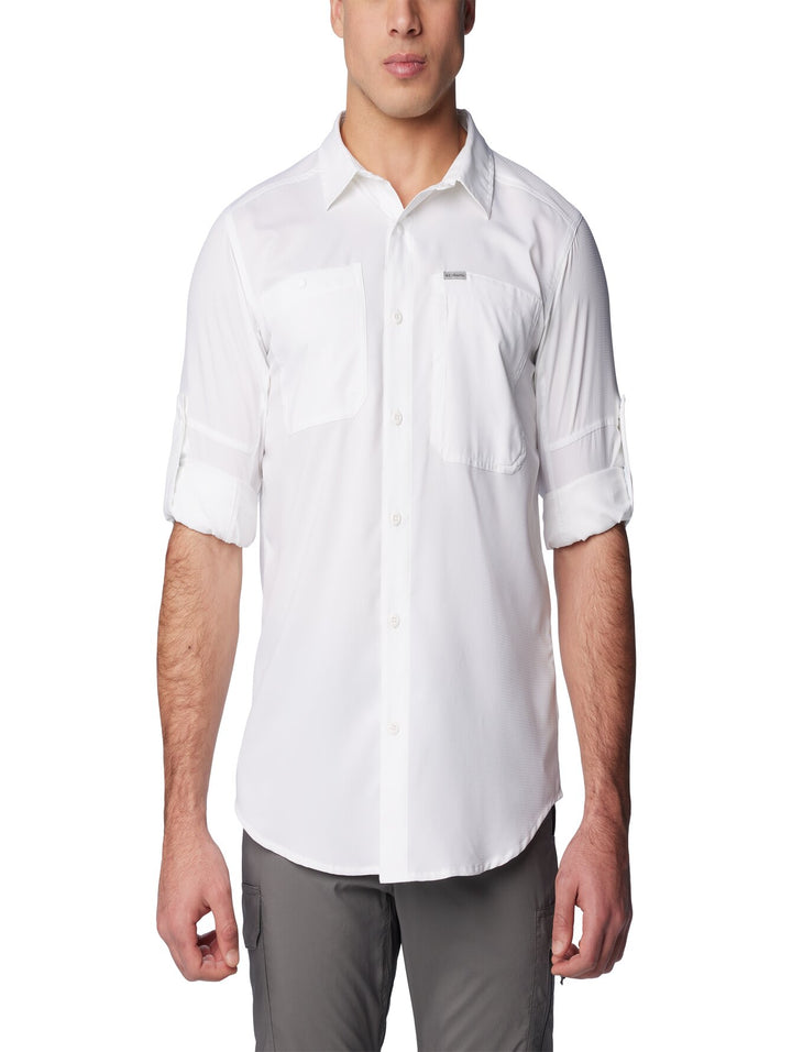 Camisa Columbia Silver Ridge Utility Lite Blanca para Hombre
