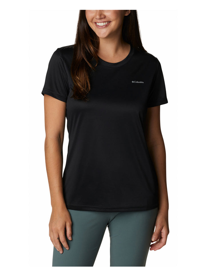 Playera Columbia Hike Manga Corta Color Negro para Mujer