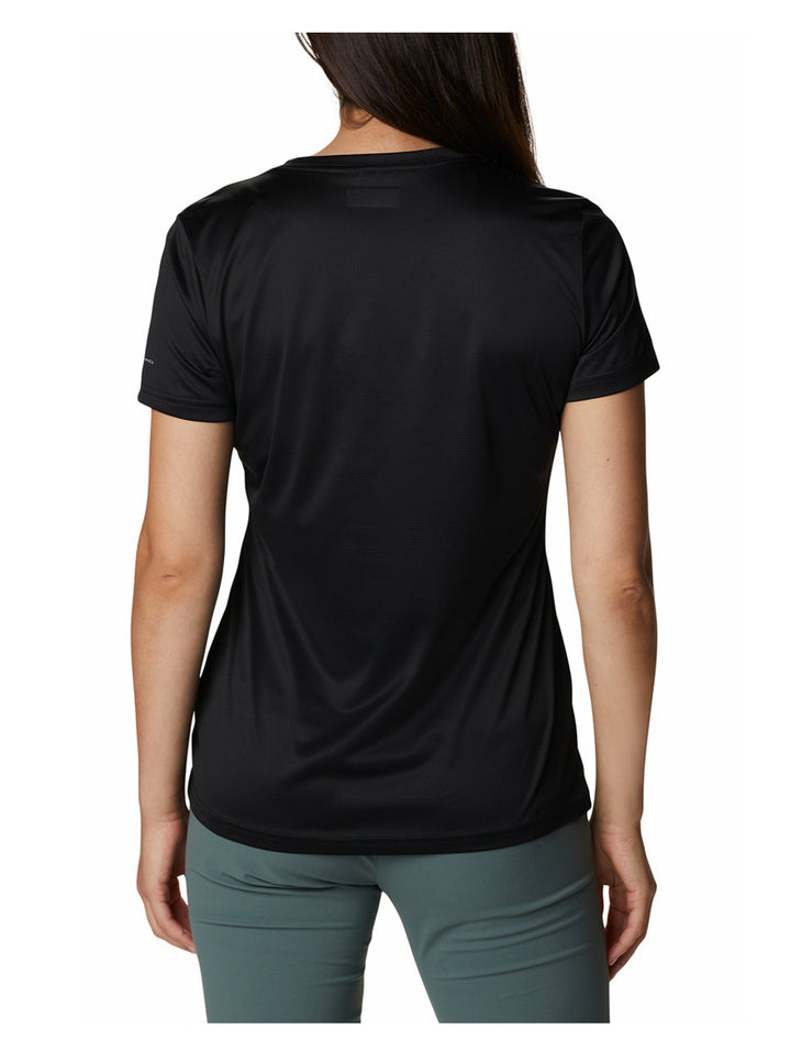 Playera Columbia Hike Manga Corta Color Negro para Mujer
