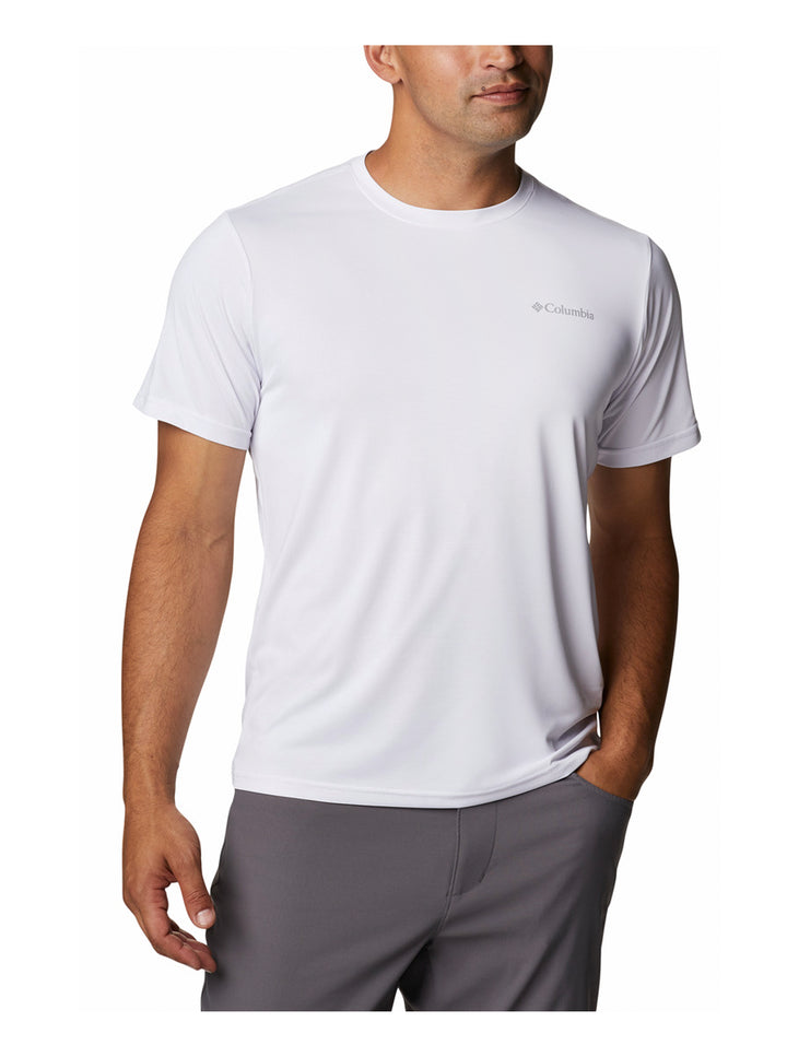 Playera Columbia Hike Manga Corta Blanco para Hombre