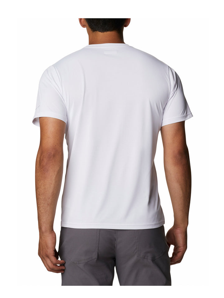 Playera Columbia Hike Manga Corta Blanco para Hombre