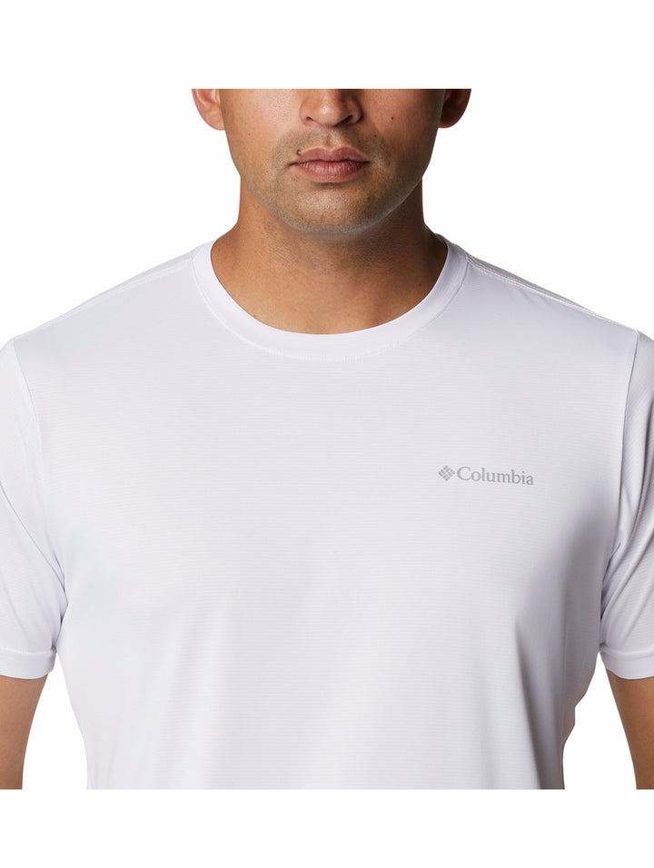 Playera Columbia Hike Manga Corta Blanco para Hombre