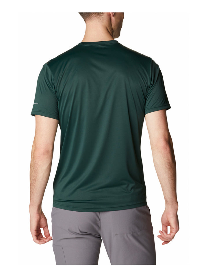 Playera Columbia Hike Manga Corta Verde para Hombre