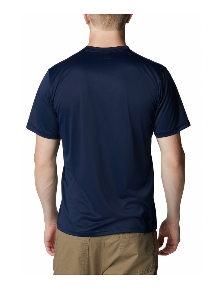 Playera Columbia Hike Manga Corta Azul Marino para Hombre