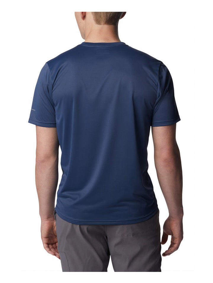 Playera Columbia Hike Manga Corta Azul Marino para Hombre
