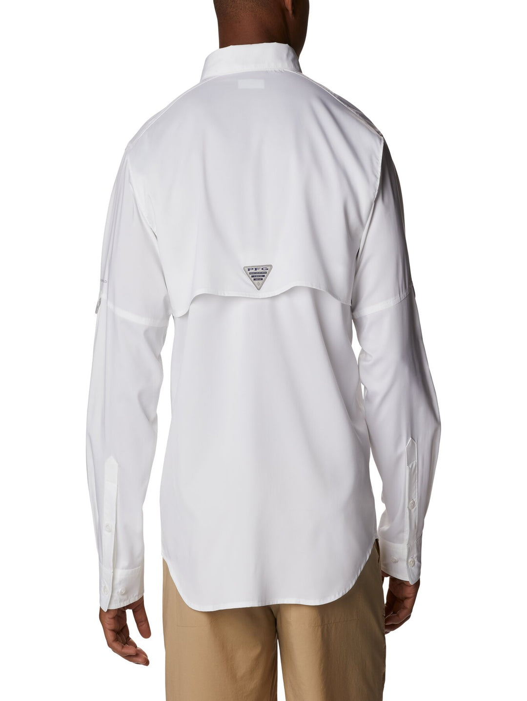 Camisa Columbia Manga Larga Blanco para Hombre