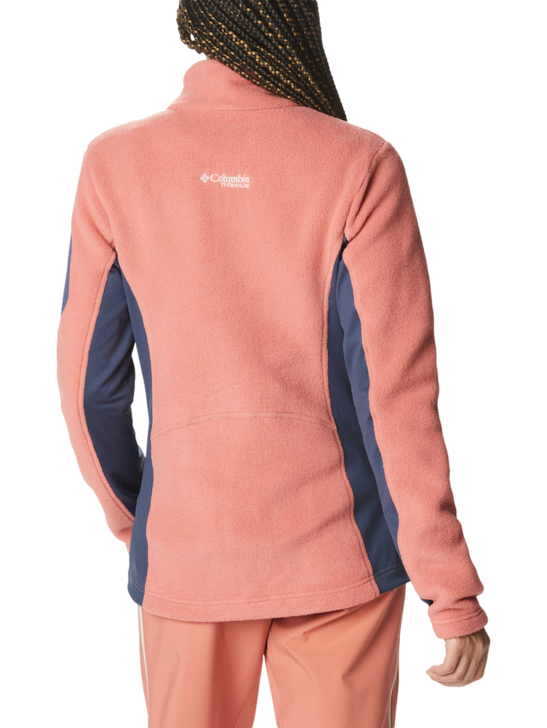 Chamarra Columbia Titan Pass 2.0 II Fleece Coral para Mujer