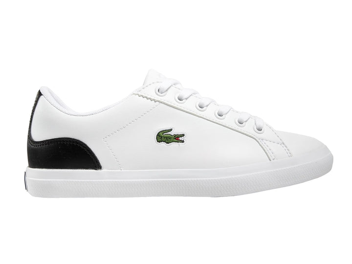 Tenis Lacoste Lerond Blanco y Negro para Niño