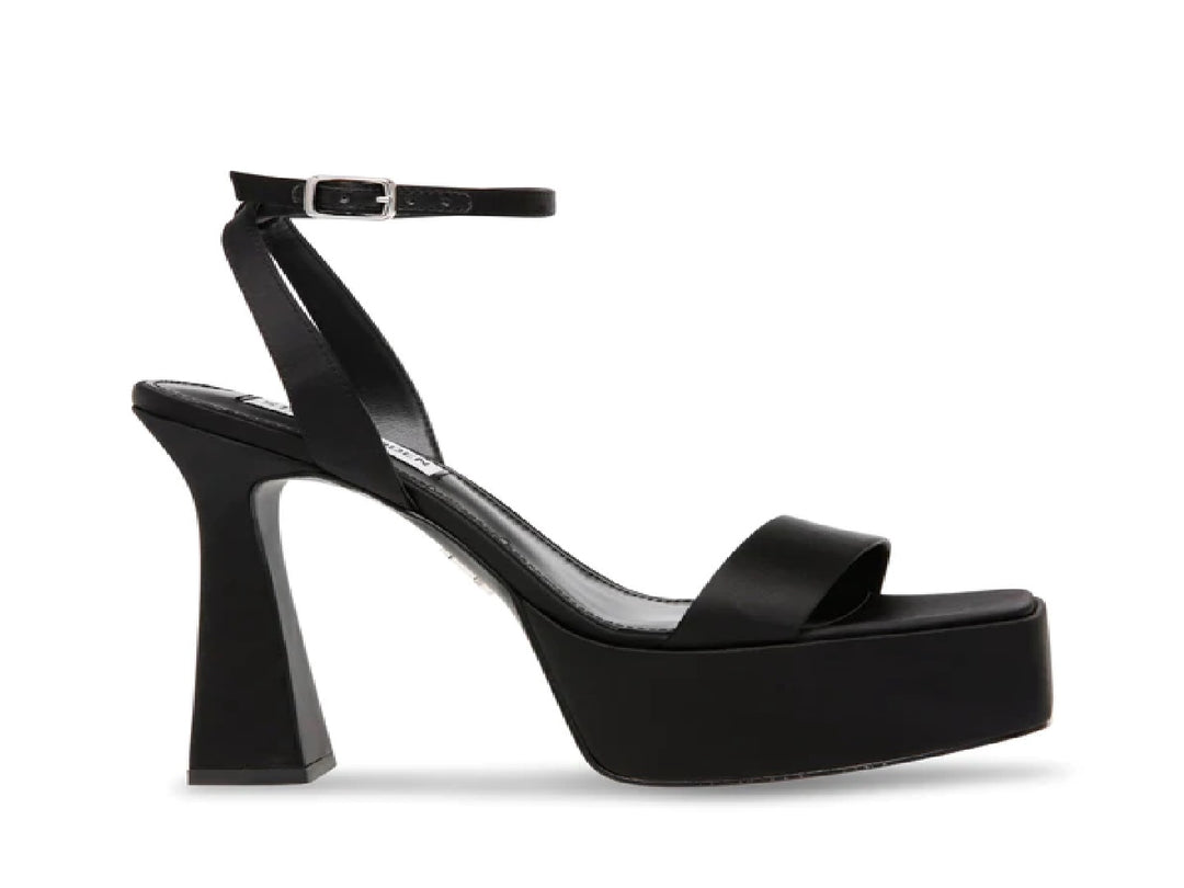 Sandalias Steve Madden Discor Negro Satín para Mujer