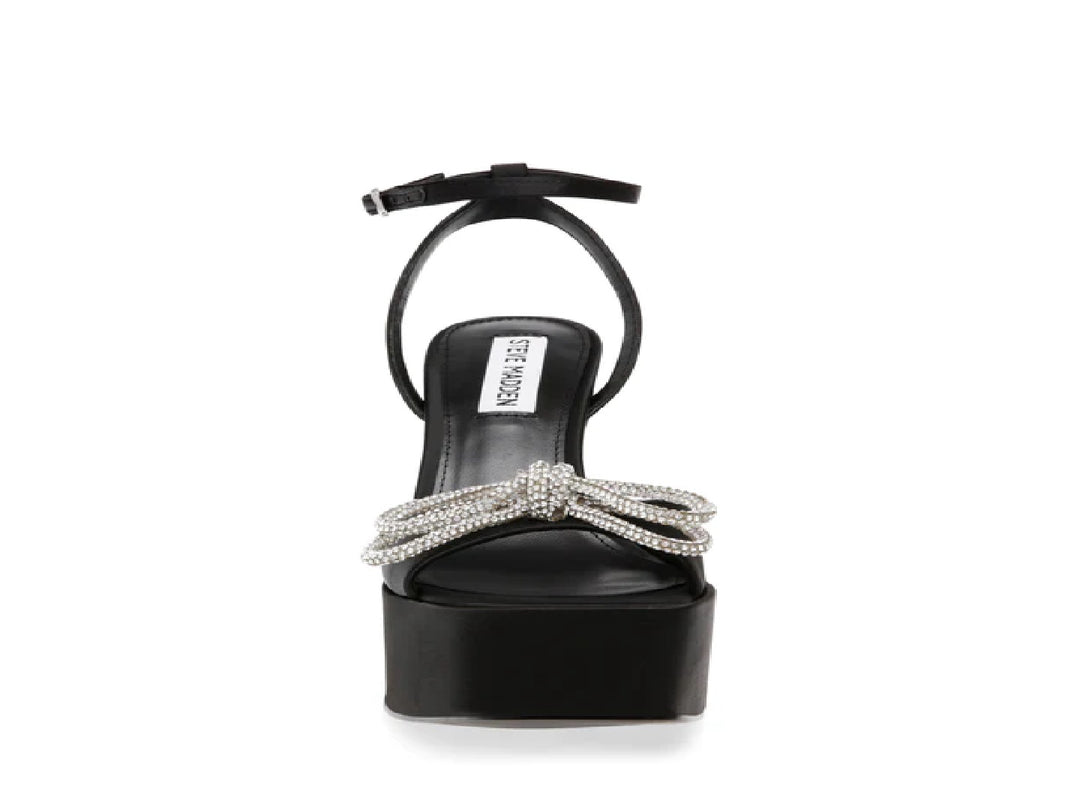 Sandalias Steve Madden Darla Negro Satín para Mujer
