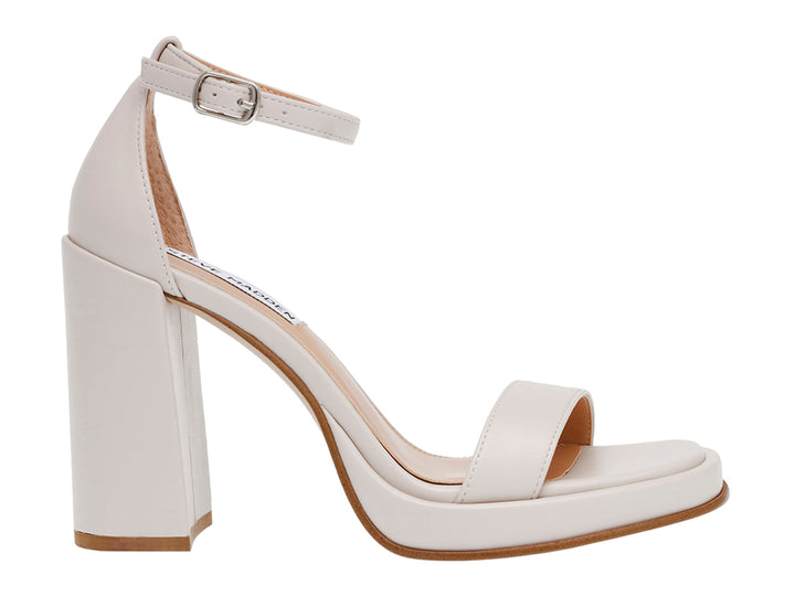 Sandalias de Tacón Steve Madden Color Hueso para Mujer