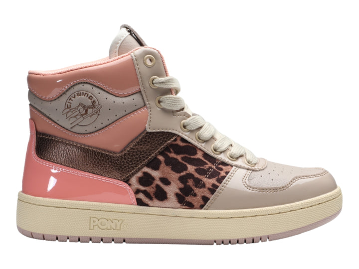 Tenis PONY City Wings Hi Sweet Leopard para Mujer