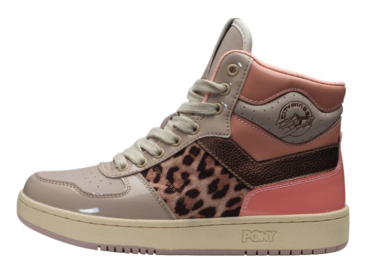 Tenis PONY City Wings Hi Sweet Leopard para Mujer