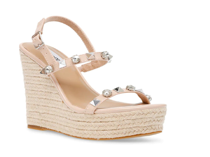 Sandalias Plataforma Steve Madden Beige para Mujer
