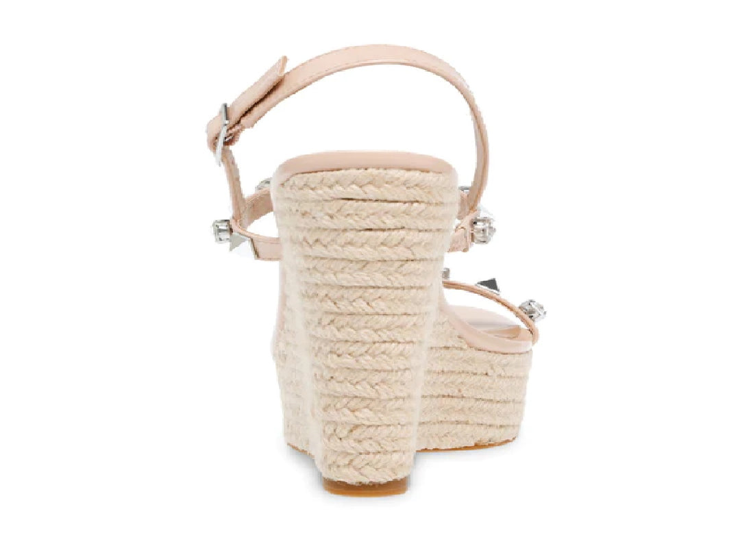 Sandalias Plataforma Steve Madden Beige para Mujer