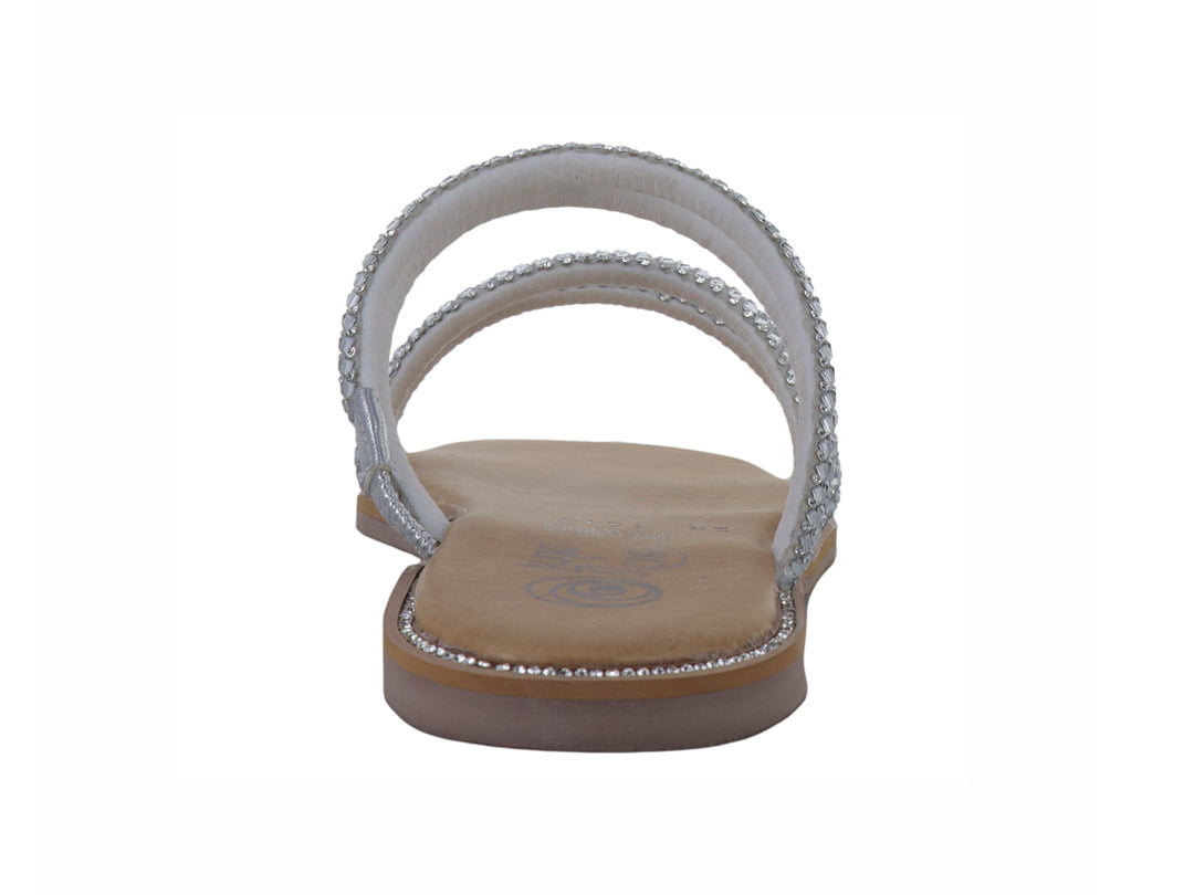 Sandalias Luna Rosa Trenzadas Plata para Mujer
