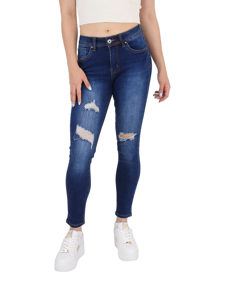 Jeans NYD Jeans Skinny Color Stone para Mujer
