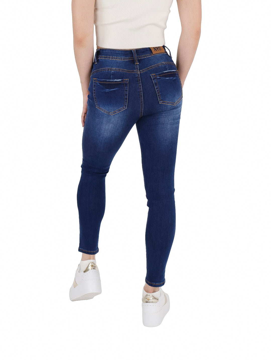 Jeans NYD Jeans Skinny Color Stone para Mujer