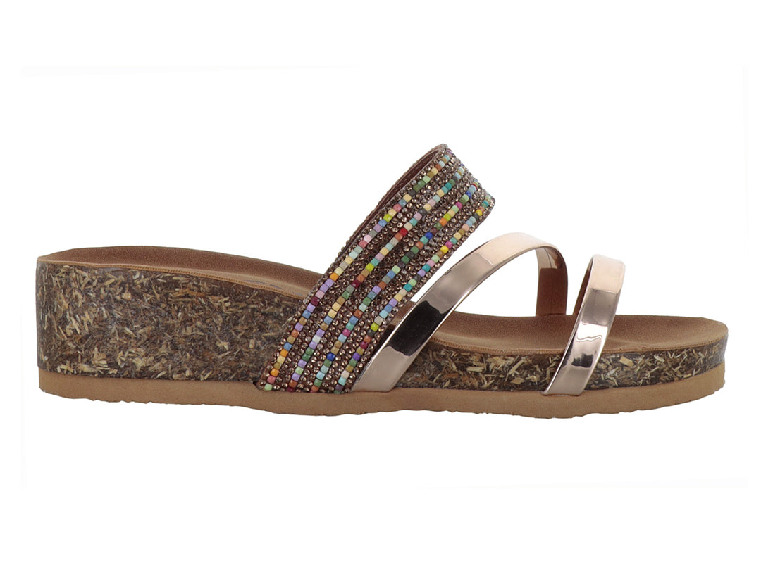 Sandalias Luna Rosa Multicolor para Mujer