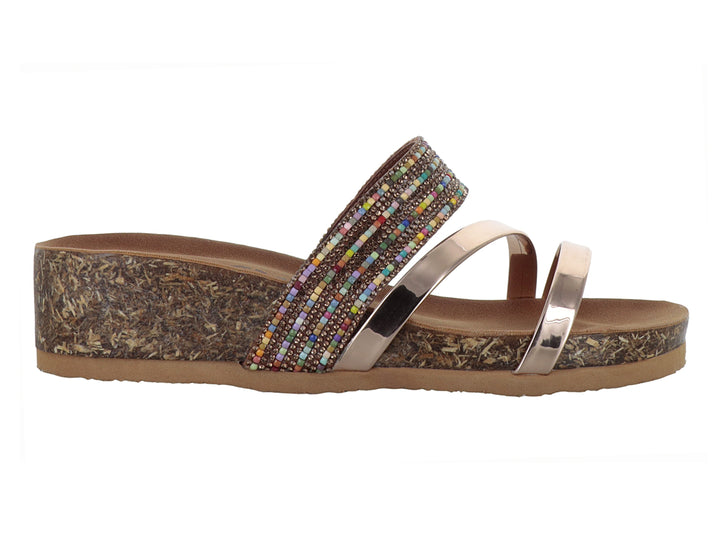 Sandalias Luna Rosa Multicolor para Mujer