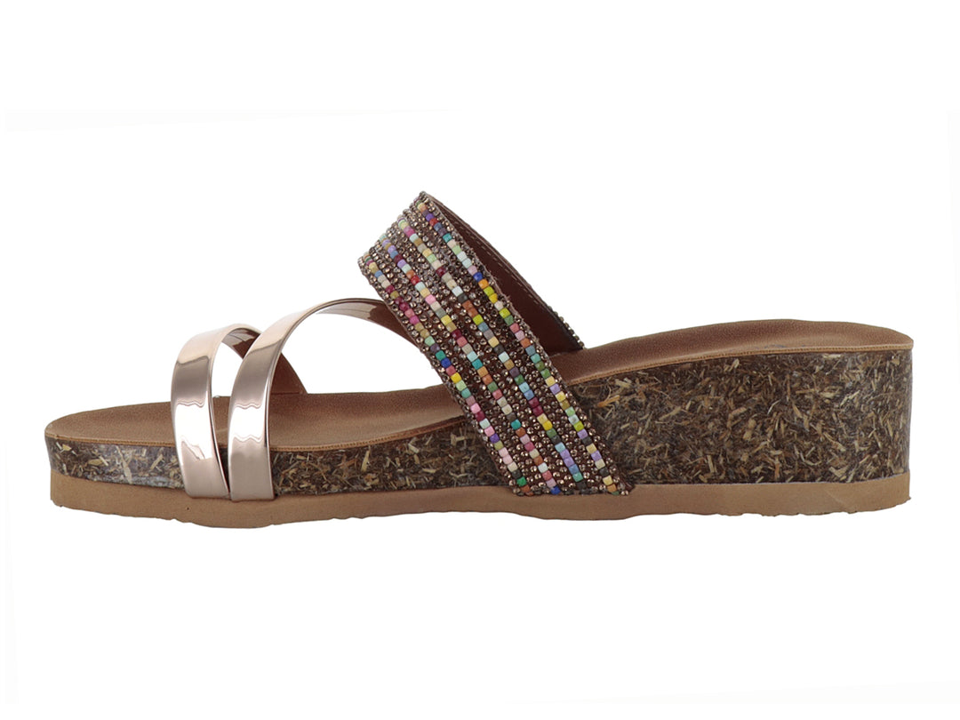 Sandalias Luna Rosa Multicolor para Mujer