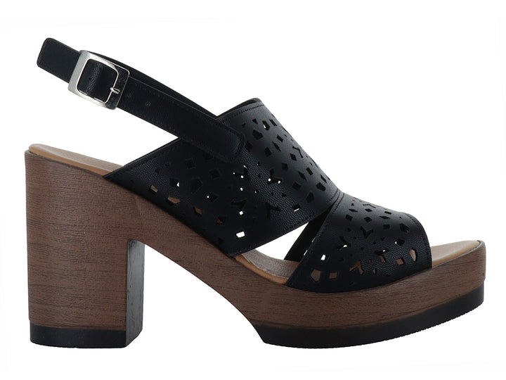 Sandalias Luna Rosa Negro para Mujer