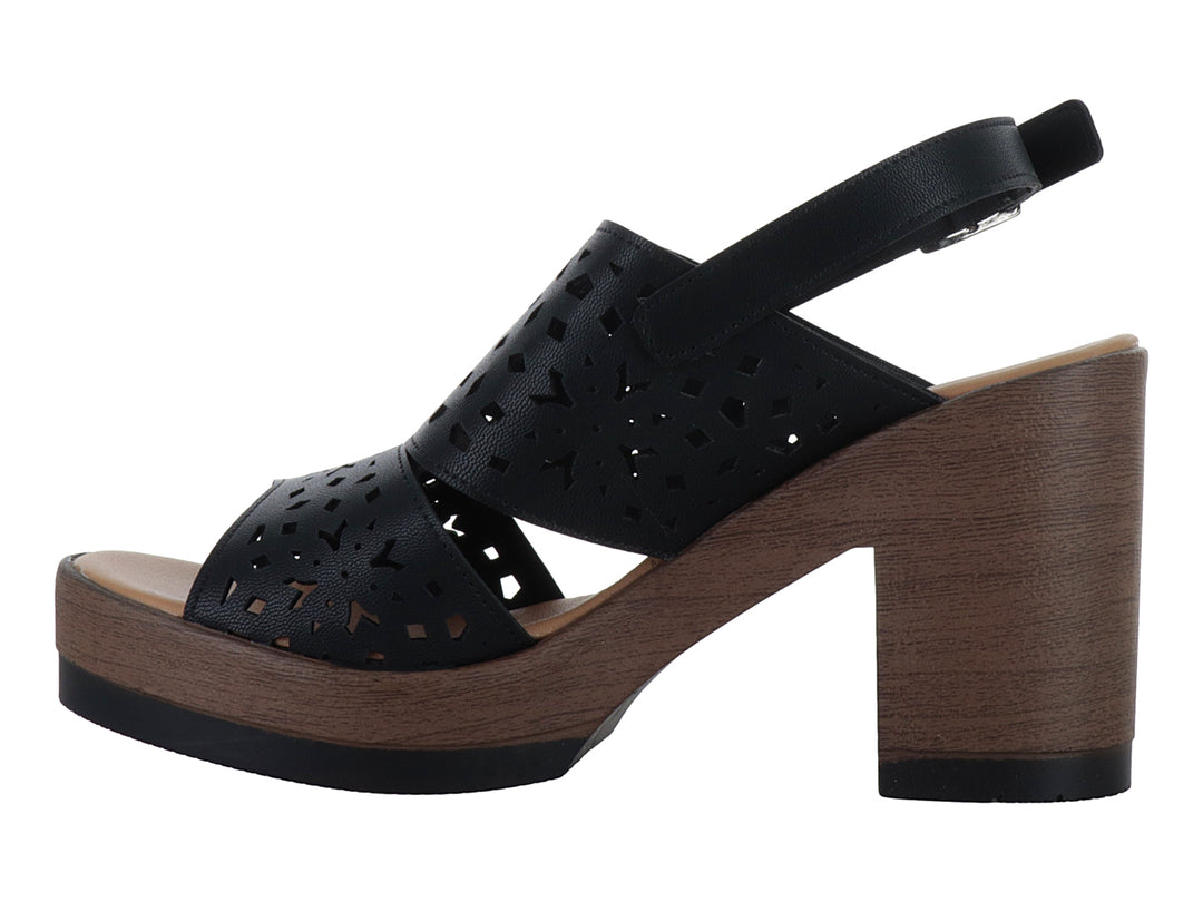Sandalias Luna Rosa Negro para Mujer