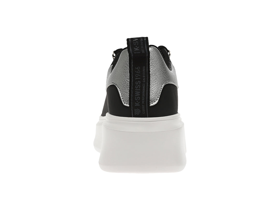 Tenis K-SWISS Alessius Platform Negro y Plata para Mujer