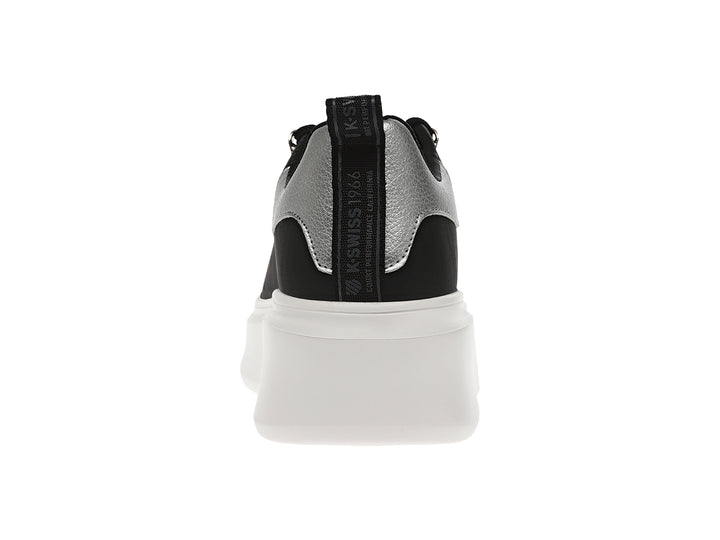 Tenis K-SWISS Alessius Platform Negro y Plata para Mujer