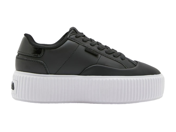 Tenis FILA Sandblast Oversole Negro y Blanco para Mujer