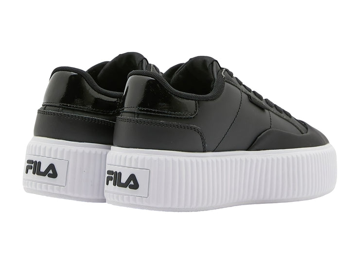 Tenis FILA Sandblast Oversole Negro y Blanco para Mujer
