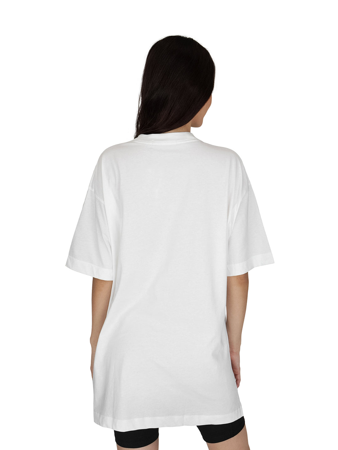 Playera Calvin Klein Oversized Blanca para Mujer
