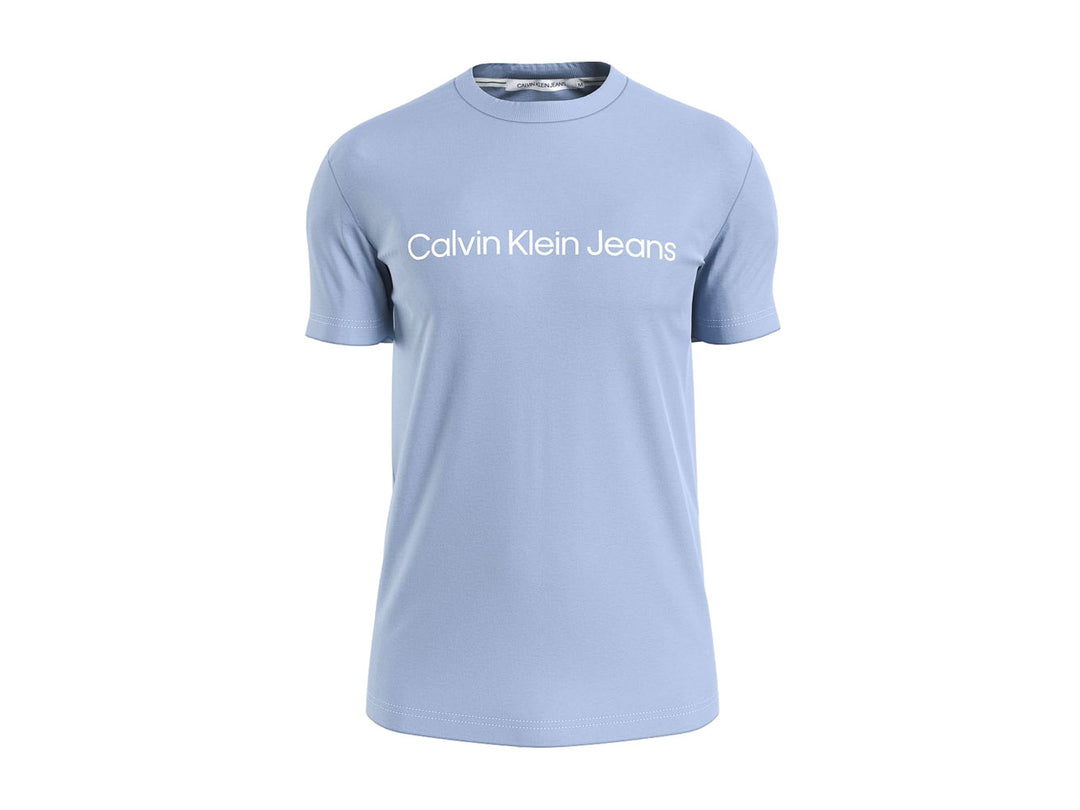 Playera Calvin Klein Logo Slim Fit Color Azul para Hombre