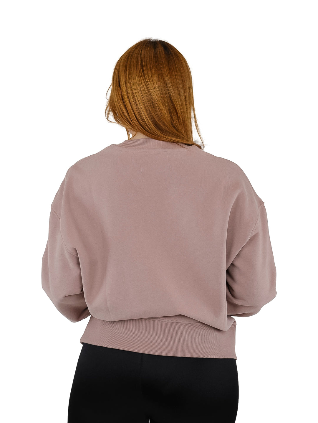 Sudadera Calvin Klein Cuello Redondo Rosa Oscuro para Mujer
