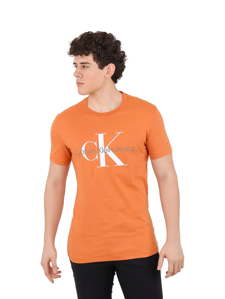 Playera Calvin Klein Naranja para Hombre