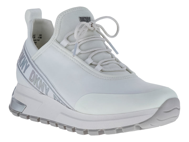 Tenis DKNY Blanco y Plata para Mujer